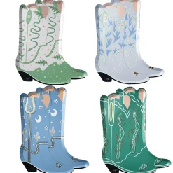 Outlet Jollity & Co. + Daydream Society Blue Cowboy Boot Shaped Plates