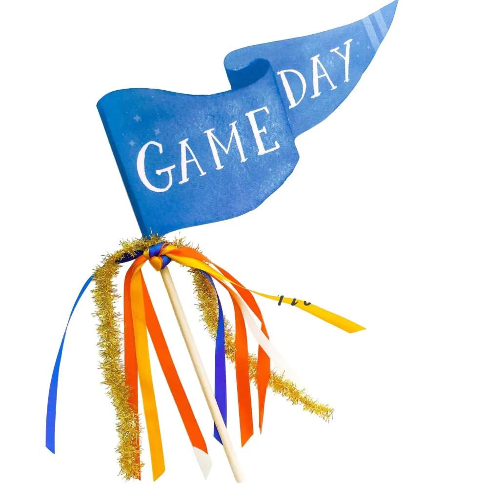 Cami Monet Blue Game Day Party Pennant