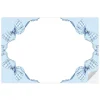 New Cami Monet Blue Gingham Bow Paper Placemats