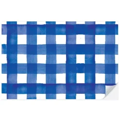 New Cami Monet Blue Gingham Paper Placemats