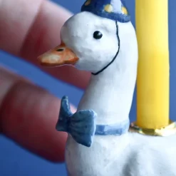 Outlet Camp Hollow Blue Goose Birthday Candle Holder