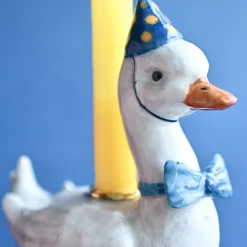 Outlet Camp Hollow Blue Goose Birthday Candle Holder