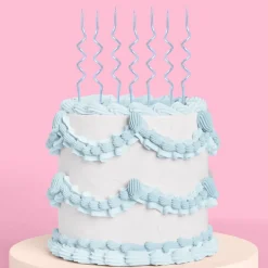 Sale xo, Fetti Blue Swirly Birthday Candles