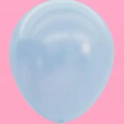 Hot xo, Fetti Blue, White & Silver Balloon Set