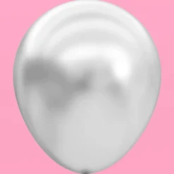 Hot xo, Fetti Blue, White & Silver Balloon Set