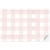 Outlet Cami Monet Blush Gingham Paper Placemats