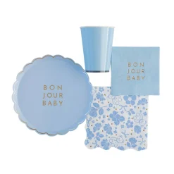 Bonjour Fete Bonjour Baby Sky Blue Small Plates