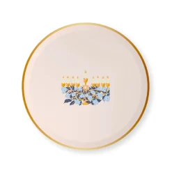 Clearance Bonjour Fete Bonjour Fête X One & Only Paper Happy Hanukkah Menorah Small Plates