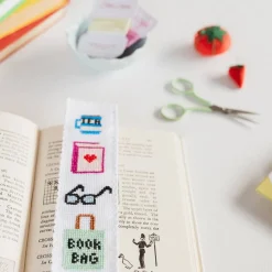 Cotton Clara Craft Kits & Supplies Bookish Cross Stitch Bookmark Kit