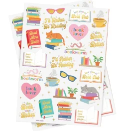 Clearance xo, Fetti Book Lover Temporary Tattoos