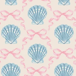 Hot soiree-sisters Bow Sea Shell Cocktail Napkins