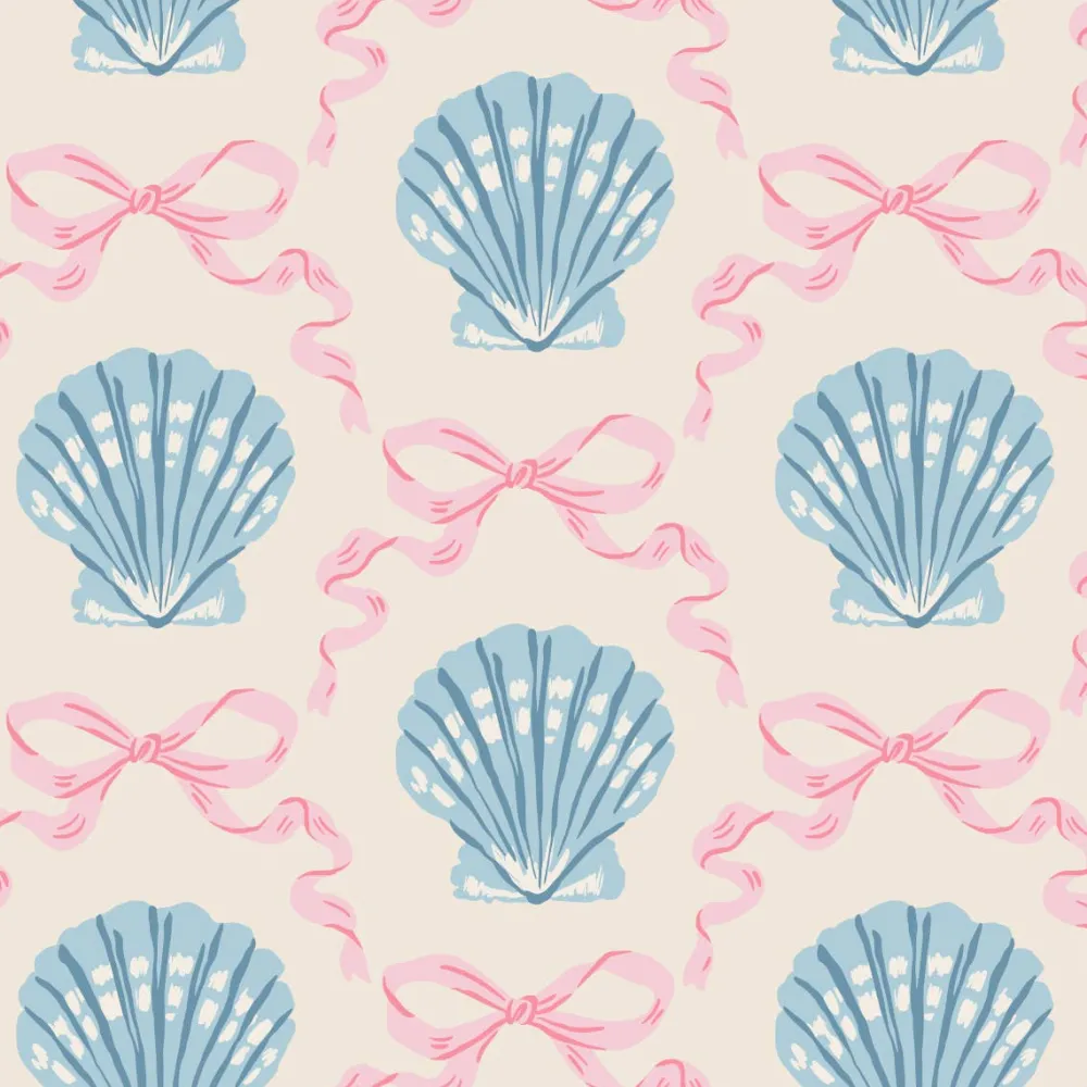 Hot soiree-sisters Bow Sea Shell Cocktail Napkins