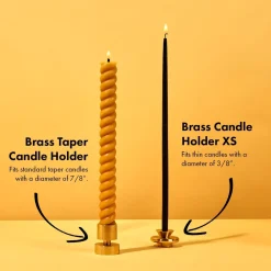 Online 54Celsius Brass Taper Candle Holder