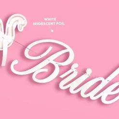 Clearance xo, Fetti Bride to Be Swan Banner
