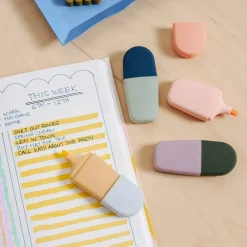 Discount Papier Bright Ideas Mini Highlighters Set of 4