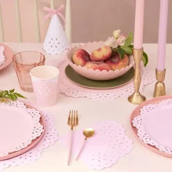 Online Meri Meri Broderie Anglaise Lace Multi Plates