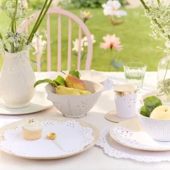 Online Meri Meri Broderie Anglaise Lace White Cups