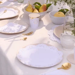 Best Meri Meri Broderie Anglaise Lace White Plates