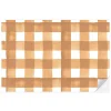 Outlet Cami Monet Brown Gingham Paper Placemats