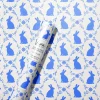 Vivie and Ash Bunny Meadow Blue Wrapping Paper Roll