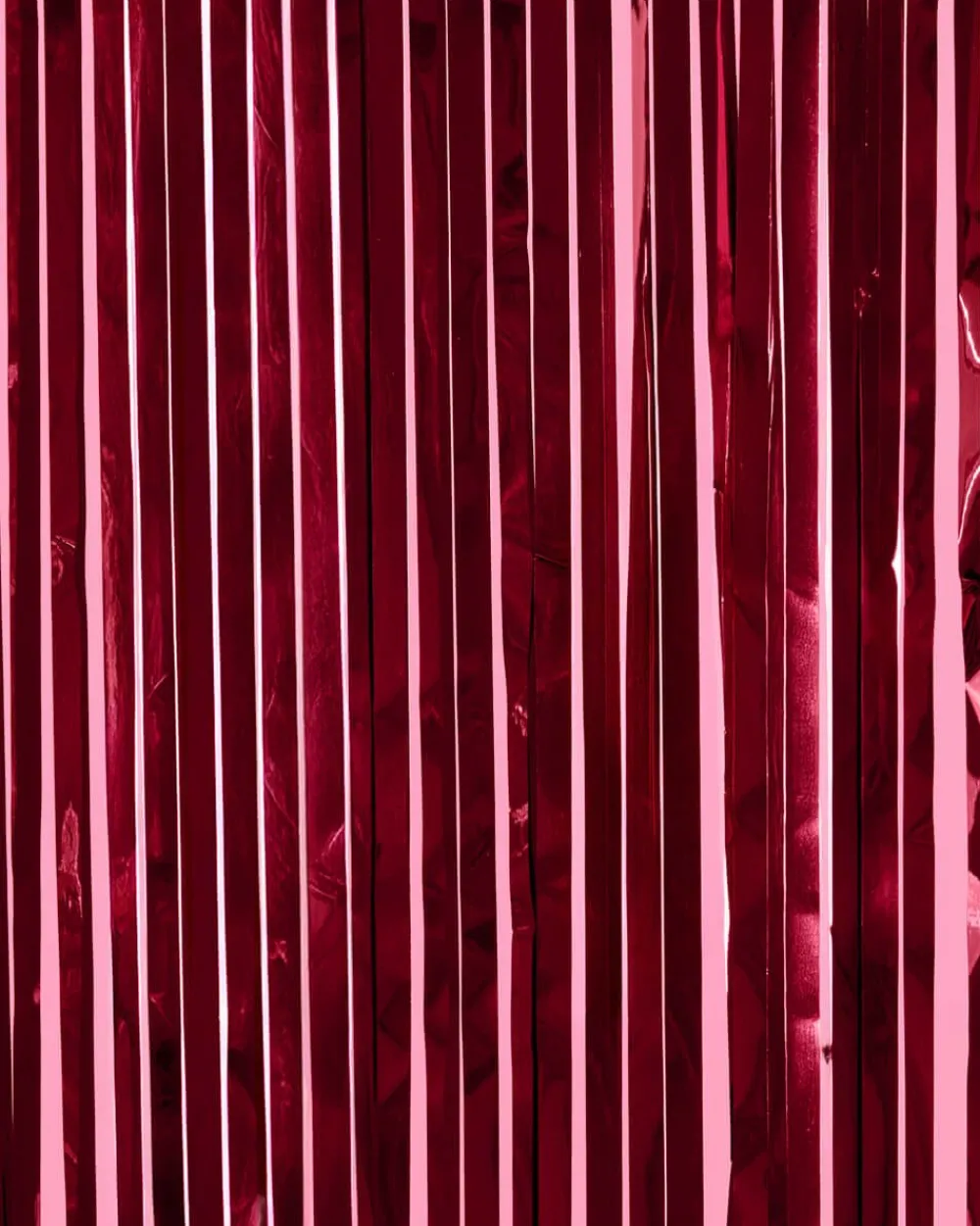 Outlet xo, Fetti Burgundy Foil Fringe Curtain Backdrop