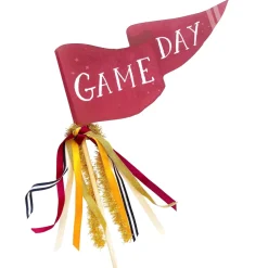 Best Cami Monet Burgundy Game Day Party Pennant