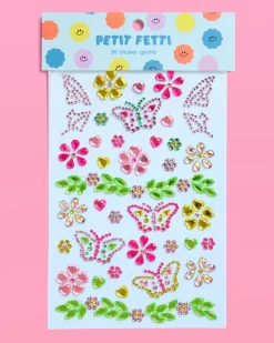 Discount xo, Fetti Butterfly Face Gems - Pastel Gem Set