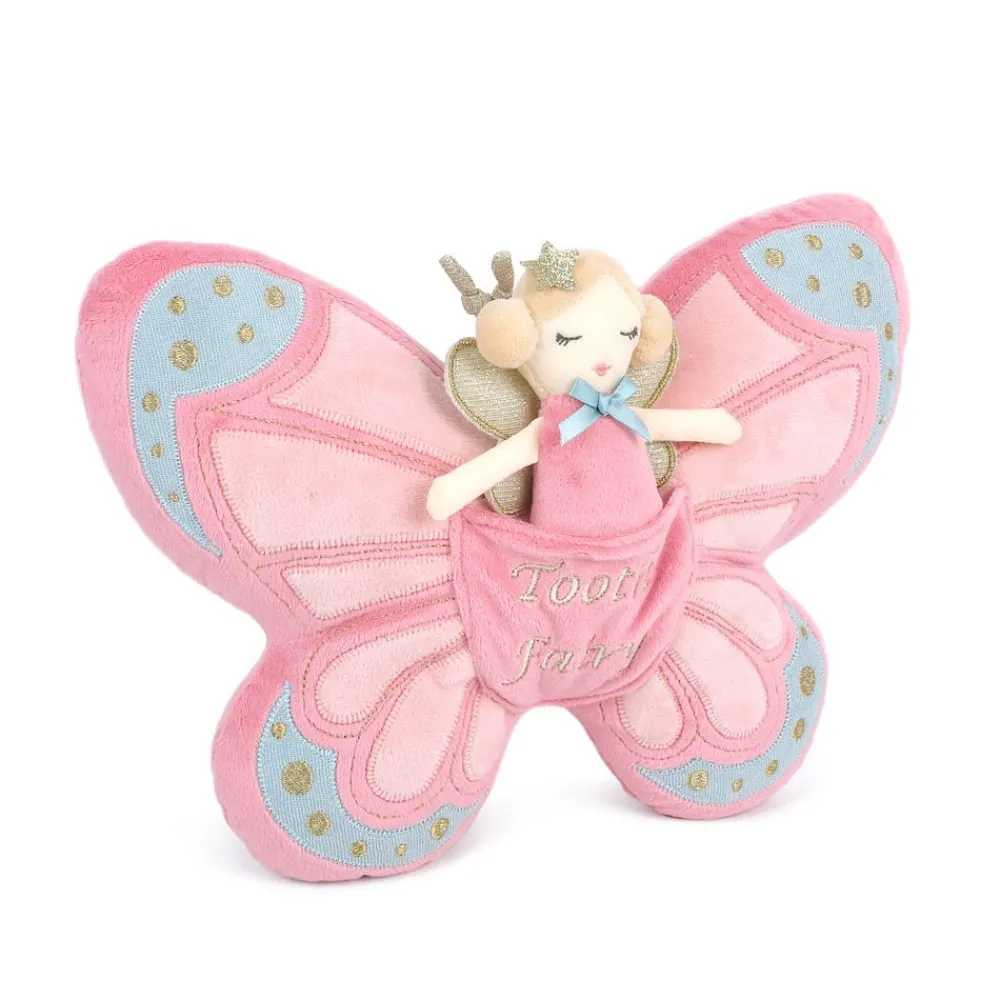 MON AMI Butterfly Tooth Fairy Pillow and Doll Set by