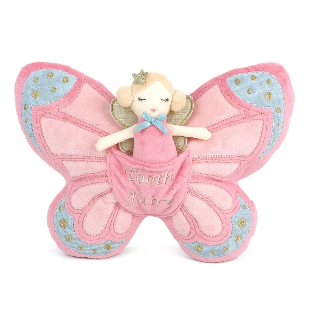 MON AMI Butterfly Tooth Fairy Pillow and Doll Set by