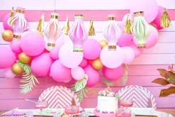 Online Packed Party Cabana Club Paper Lantern Garland