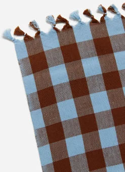 Best Heather Taylor Home Candy Gingham Blue Tablecloth