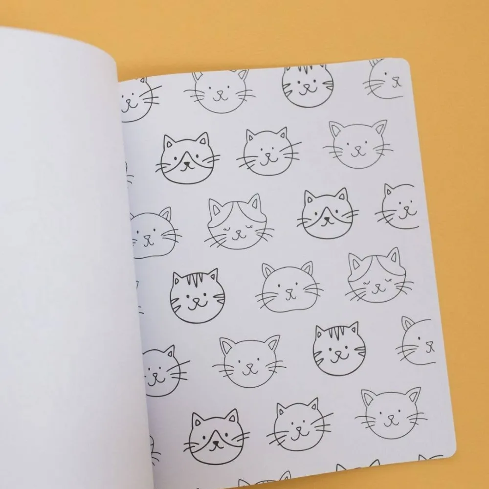 Hot Pippi Post Cat Lover Coloring Book