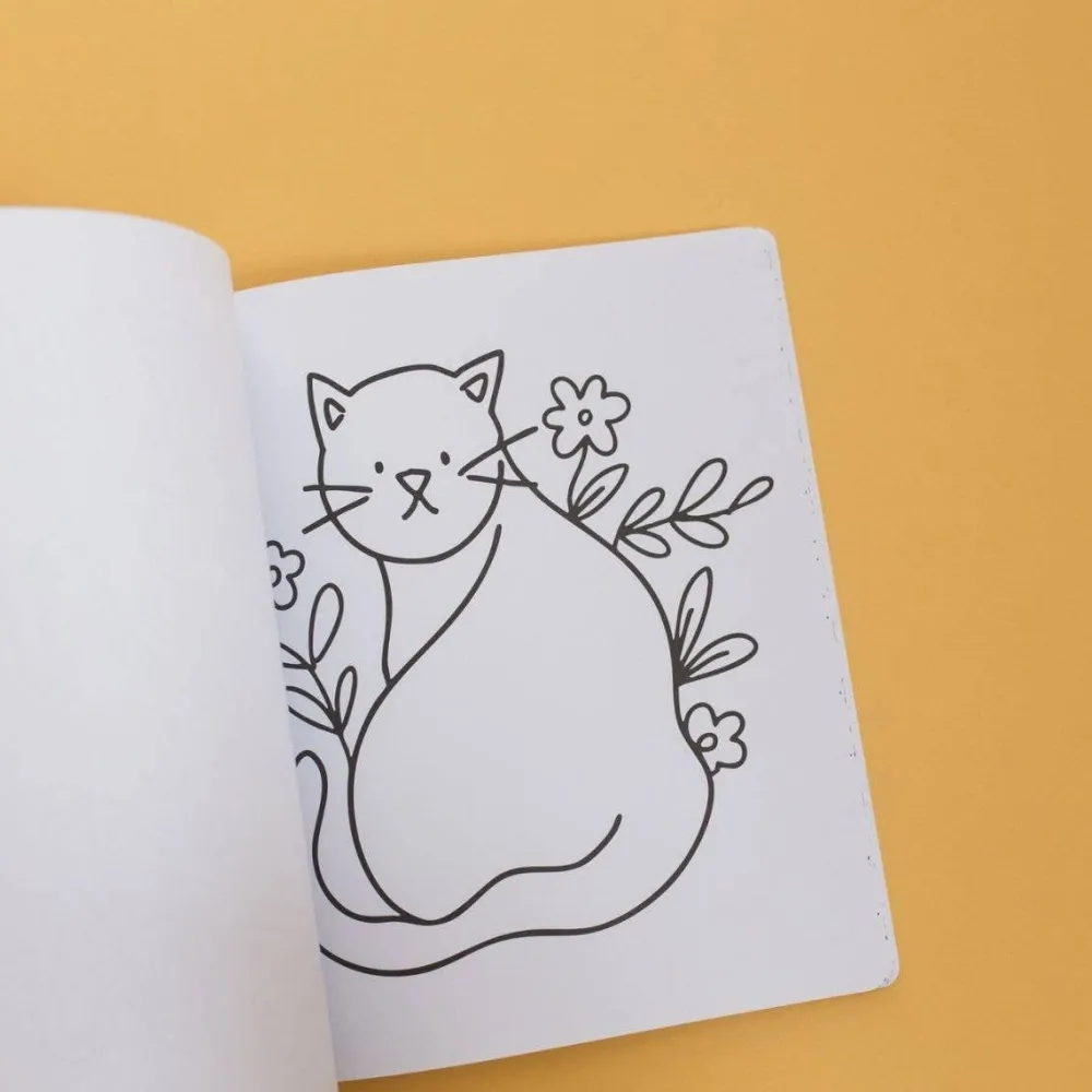 Hot Pippi Post Cat Lover Coloring Book