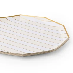 Online Bonjour Fete Champagne Fizz Signature Cabana Stripe Plates