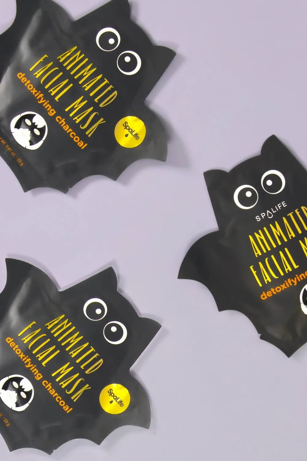 Best My Spa Life Charcoal Bat Halloween Face Mask