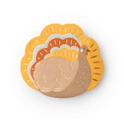Bonjour Fete Charming Turkey Thanksgiving Napkins