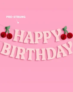 Outlet xo, Fetti Cherry Happy Birthday Banner