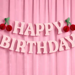 Outlet xo, Fetti Cherry Happy Birthday Banner