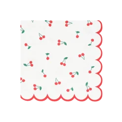 Online Meri Meri Cherry Pattern Large Napkins