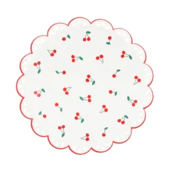 Outlet Meri Meri Cherry Pattern Side Plates