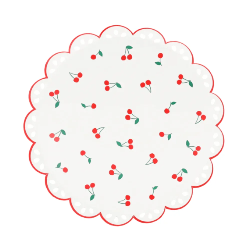 Outlet Meri Meri Cherry Pattern Side Plates