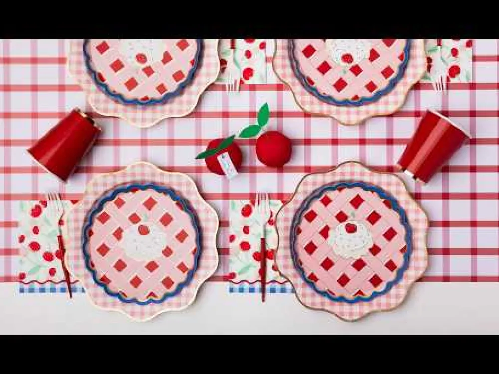 Sale Bonjour Fete Cherry Red Signature Cups