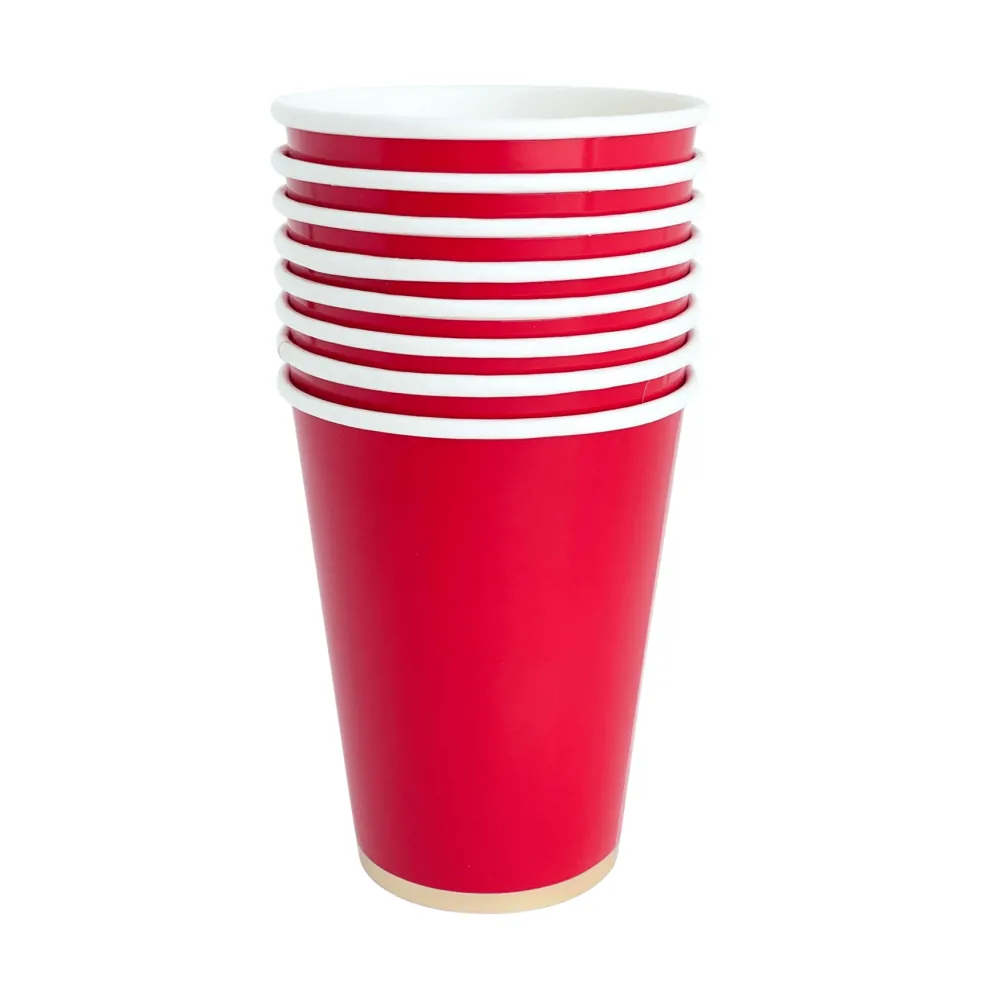 Sale Bonjour Fete Cherry Red Signature Cups