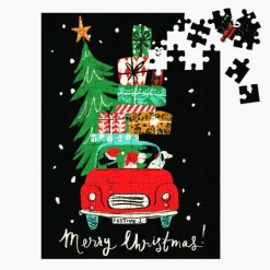 Online Chronicle Books Christmas Car Puzzle Ornament