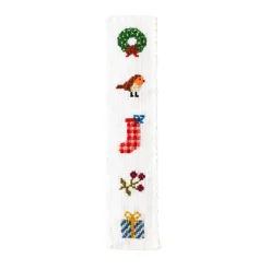 Clearance Cotton Clara Craft Kits & Supplies Christmas Cross Stitch Bookmark Kit