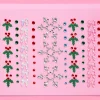 Discount xo, Fetti Christmas Face Gems - Snowflake & Mistletoe Set