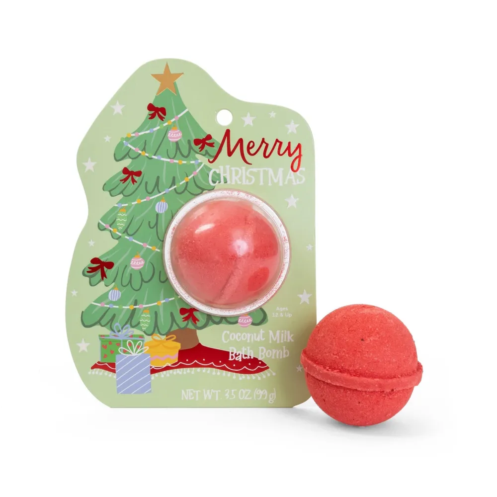 Hot Cait + Co Christmas Tree Clamshell Bath Bomb