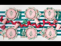 New Bonjour Fete Christmas Tree Plaid Guest Towels
