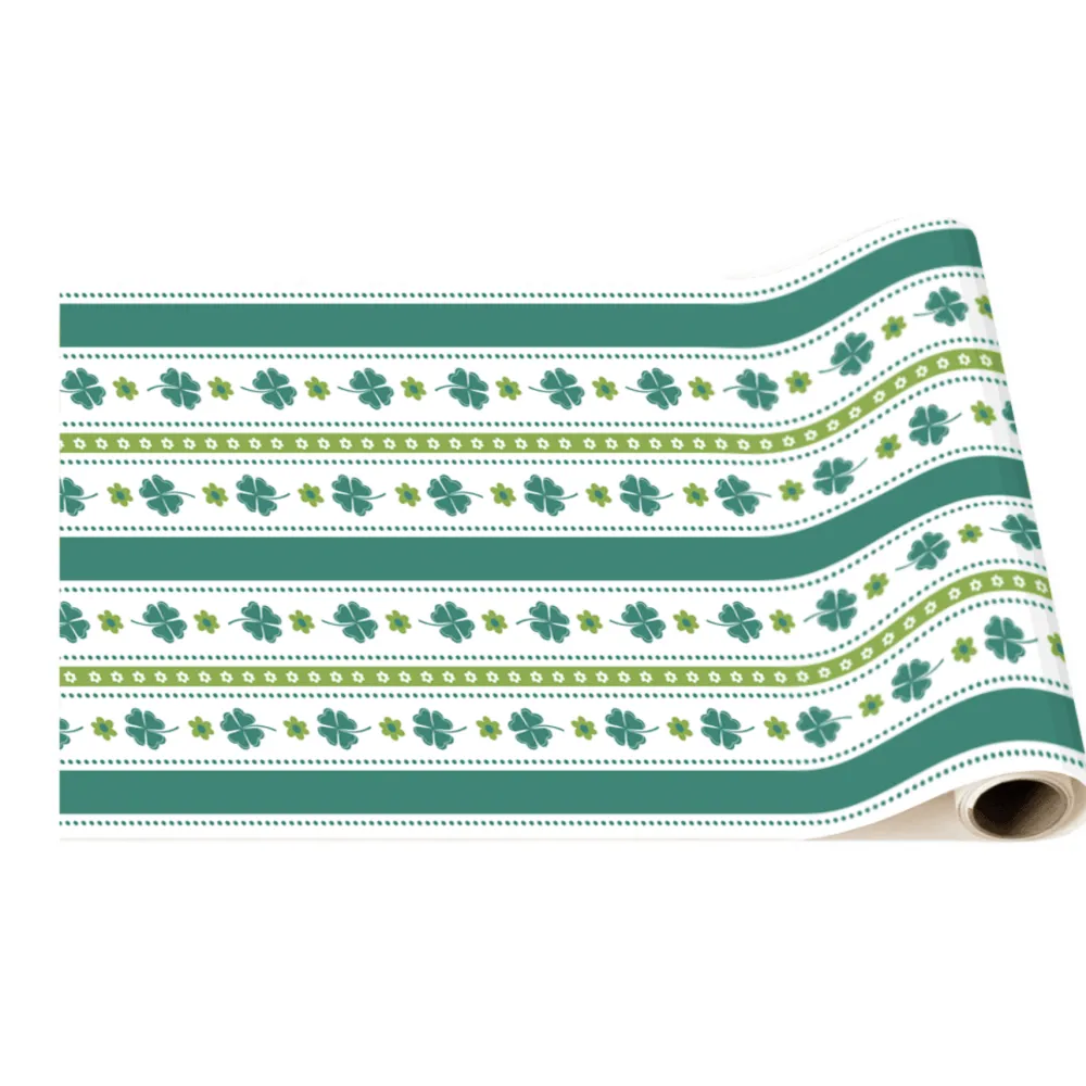 Clearance Bonjour Fête Clover Cabana St Patrick's Day Table Runner