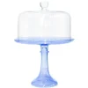 Best Estelle Colored Glass Cobalt Blue Glass Cake Stand